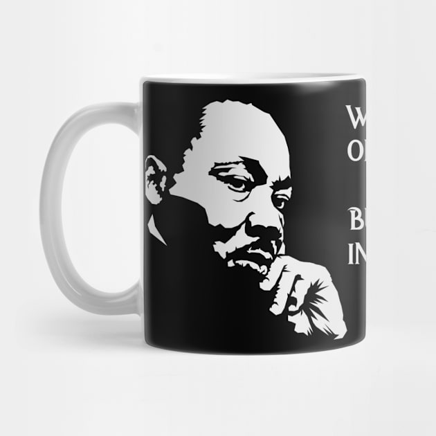 Martin Luther King Quote Freedom Protest MLK Gift by MrTeee